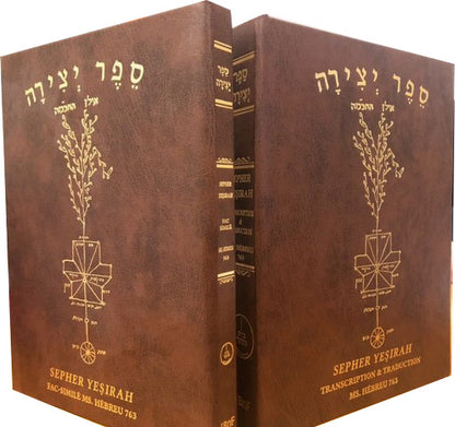 Le Livre de la Création -Sefer Yetsirah-Fac Similé- 2 Volumes en Coffret luxe